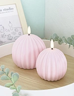 led light led candle night light cement light wax candle