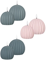 led light led candle night light cement light wax candle