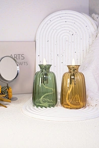 led candle glass light  led light