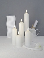 flickering flameless candle