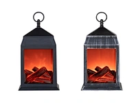 LED flameless fireplace