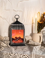 LED flameless fireplace