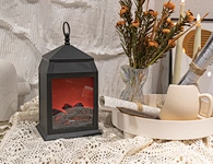 LED flameless fireplace