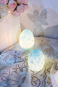 easter eggs candle