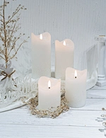 flickering candles