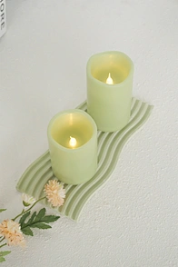 plastic flameless candles