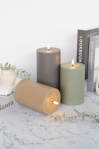 flickering flameless candles