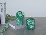 unique led wax candle