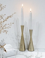 led taper candle white