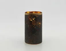 LED glass tube with string light