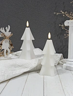 LED holiday 3D flame wax candle