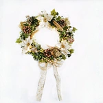 Christmas Wreath with LED light chain
