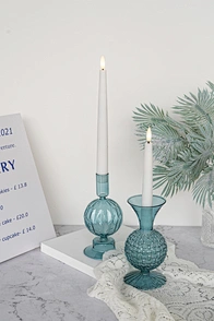 glass candle holder glass vase