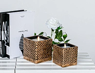 flameless led wax candles