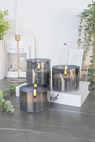 led candle glass light  led light