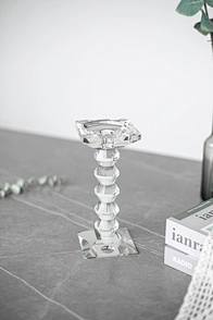 glass candlestick holder candleholder