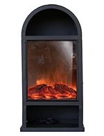 LED metal flameless fireplace