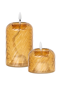 led candle glass light  led light