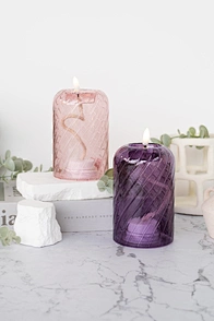 led candle glass light  led light