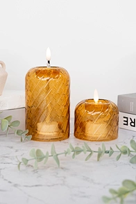 led candle glass light  led light