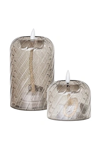 led candle glass light  led light