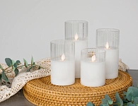 jelly wax candle glass