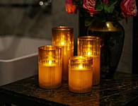 candle wax glass