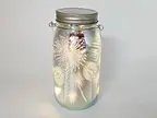 LED glass jar