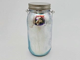 LED glass jar