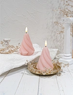 LED holiday 3D flame wax candle