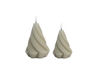 LED holiday 3D flame wax candle
