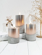 flameless led wax candles