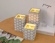 led flameless wax candles