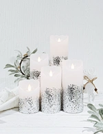 LED holiday swing wax candle