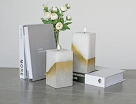 led flameless wax candle