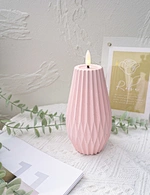 led light led candle night light cement light wax candle