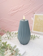 led light led candle night light cement light wax candle