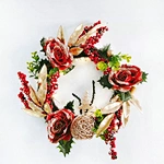Christmas Wreath with LED light chain