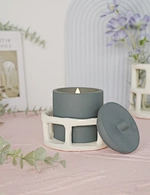 led flickering wax candle