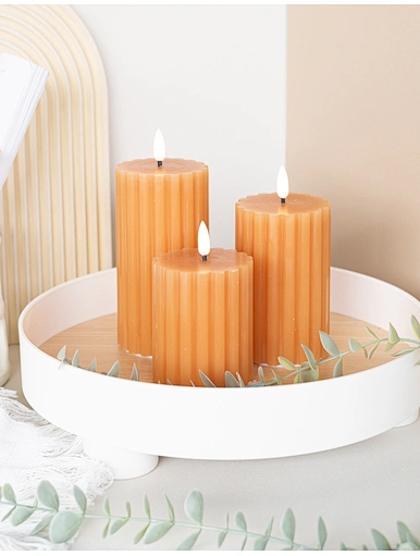 flickering flameless candles