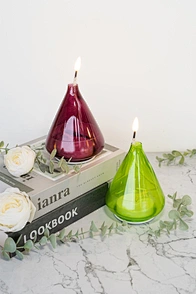 led candle glass light  led light