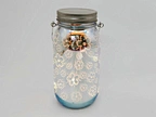 LED glass jar