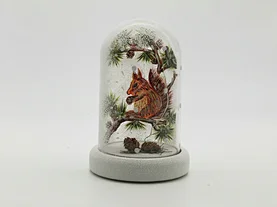 LED glass cover with xmas scene