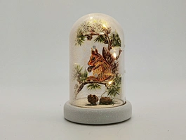 LED glass cover with xmas scene