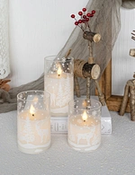 wax candle glass