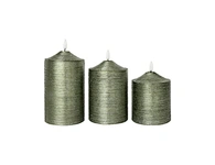 LED holiday wax candle