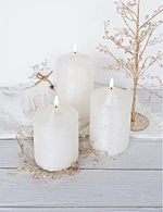flickering candles