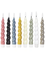 flameless taper candles