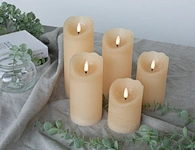 flickering flameless candles