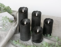 flickering candles